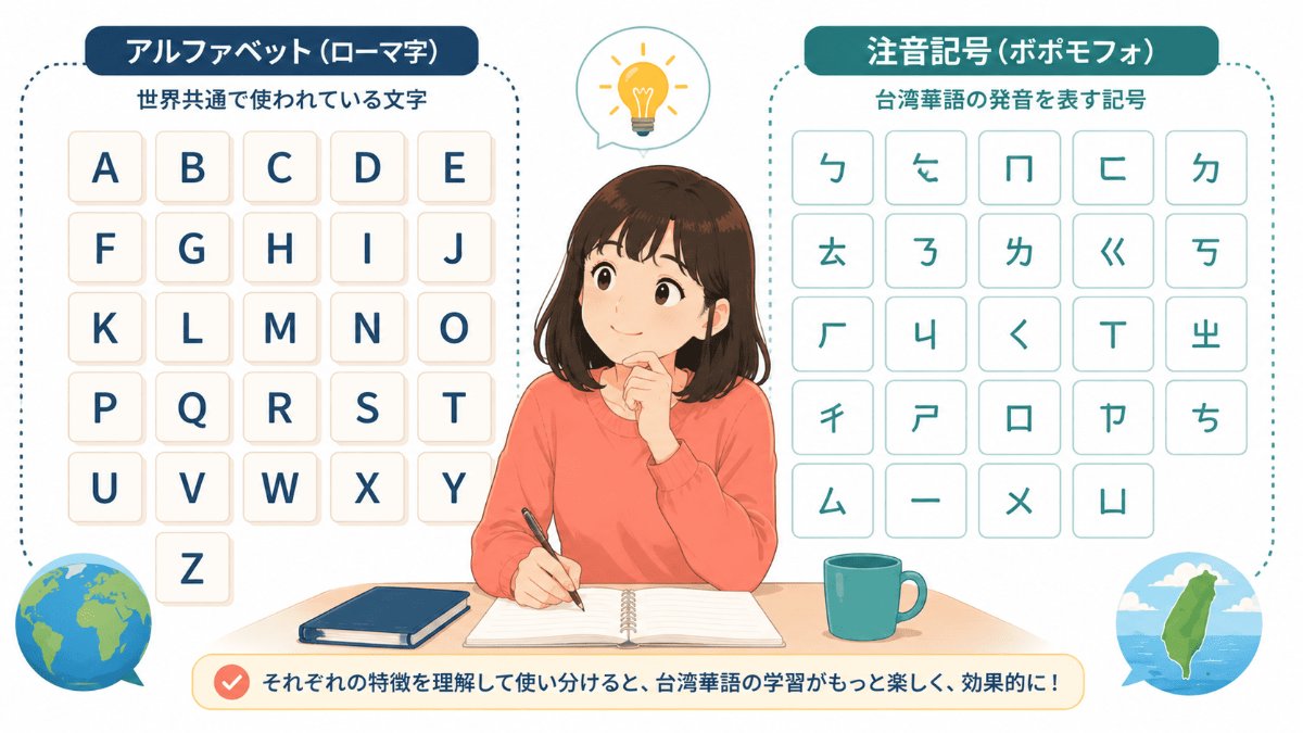 ピンインと注音、台湾華語はどっちで学ぶべき？