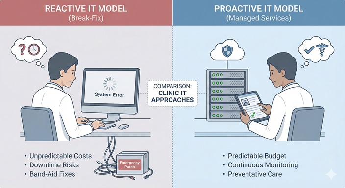 "Break-Fix" vs. Managed IT: Why Your Current IT Model is Costing You Money