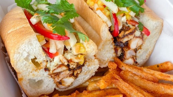 Grilled Chicken Banh Mi