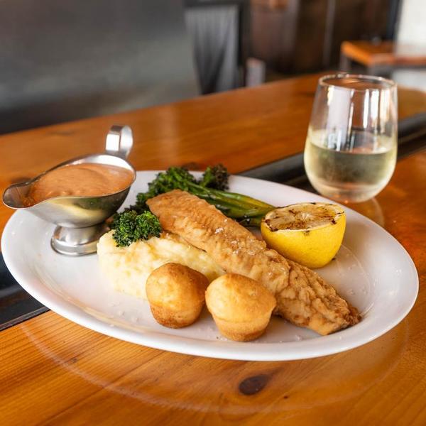 Checken fried Trout