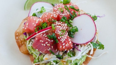 Tuna Poke Tostada