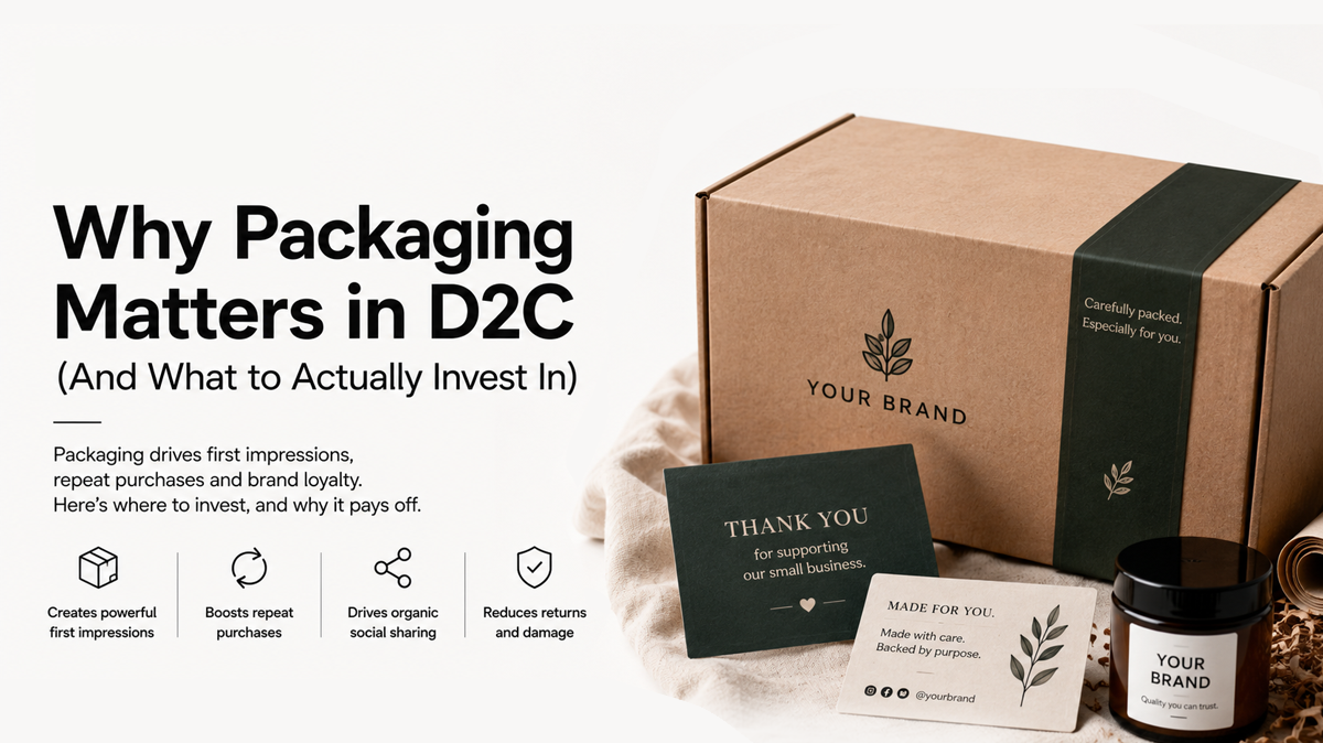 Why Packaging Matters in D2C (And What to Actually Invest In)