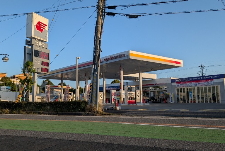 セルフ栗東インターSS 店舗外観