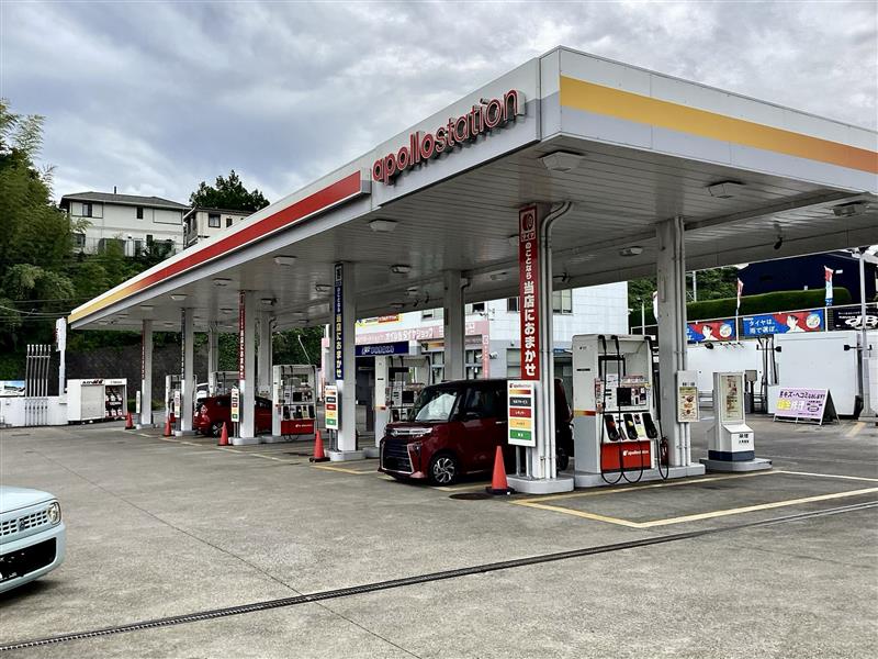 湘南藤沢SSの施工風景