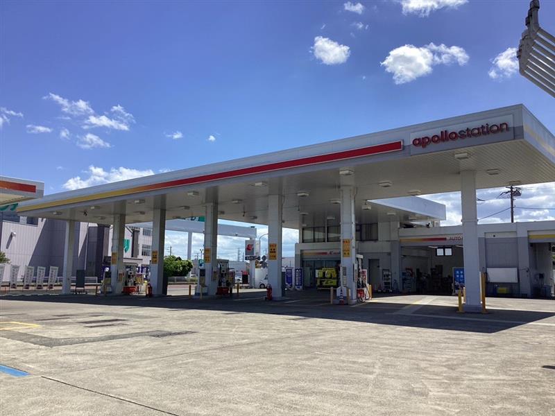セルフ貝塚の施工風景