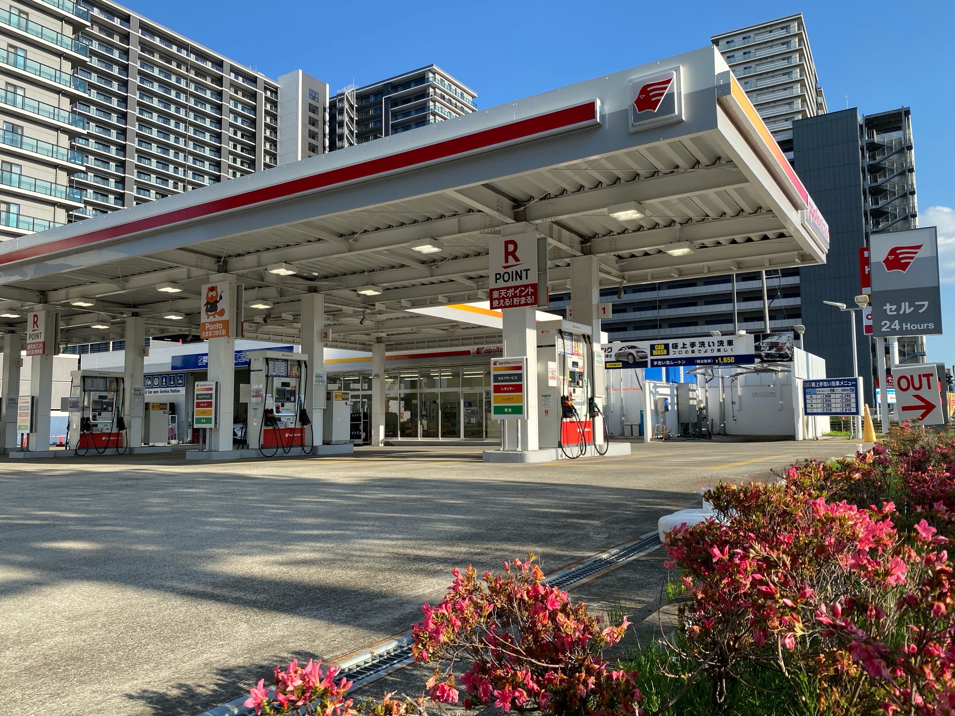 セルフあすと長町の施工風景