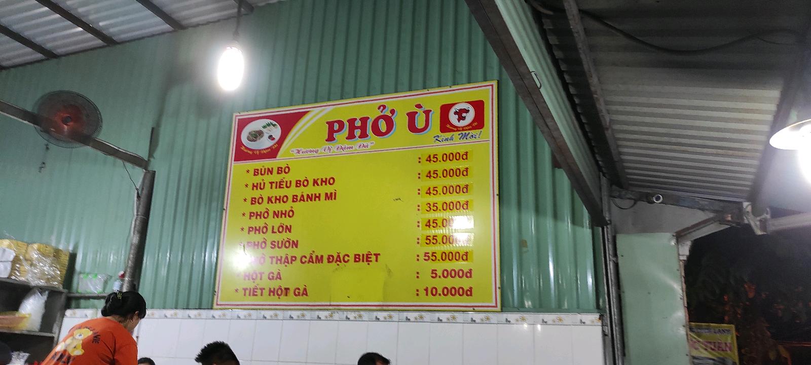 Phở Ù The best PHO restaurant near me in #saigon ho chi Minh city #menu #nearby 