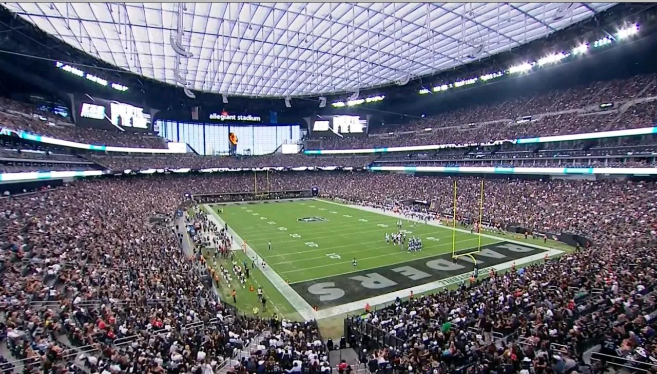 live stream NFL concession stands are OPEN AT:  New England Patriots vs Las Vegas Raiders at: Allegiant Stadium 8:15 pm ET AUG 26 2022 #UNLV Las Vegas strip #NV