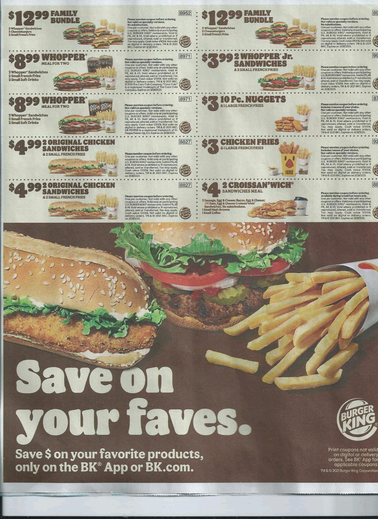 current bk coupon qr codes January 12, 2021