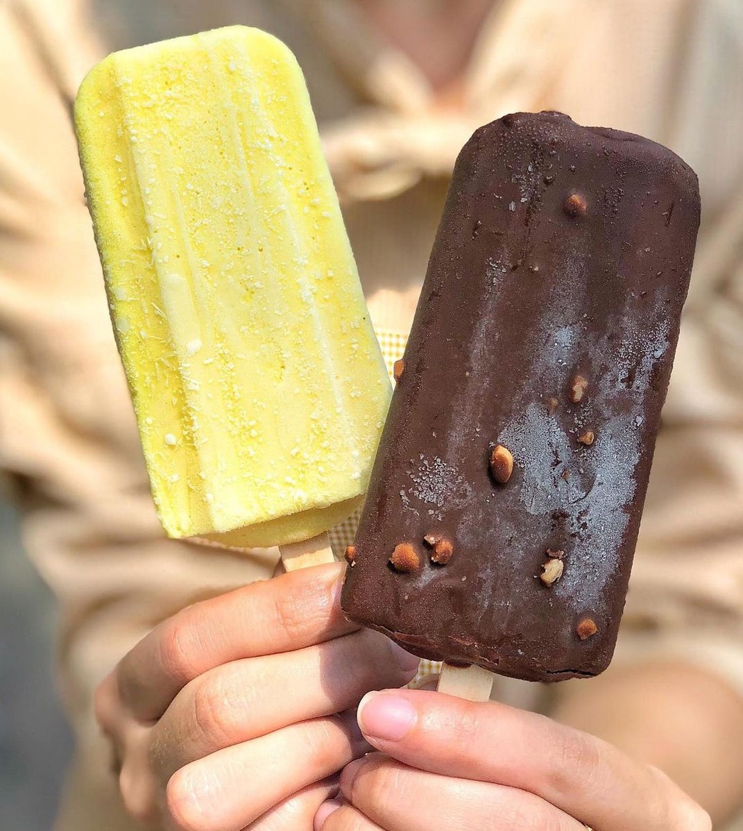trời nóng quá ước gì ai mua cho mình một cây kem 🍦 🍨 🍦 #kem #kemtraicay 