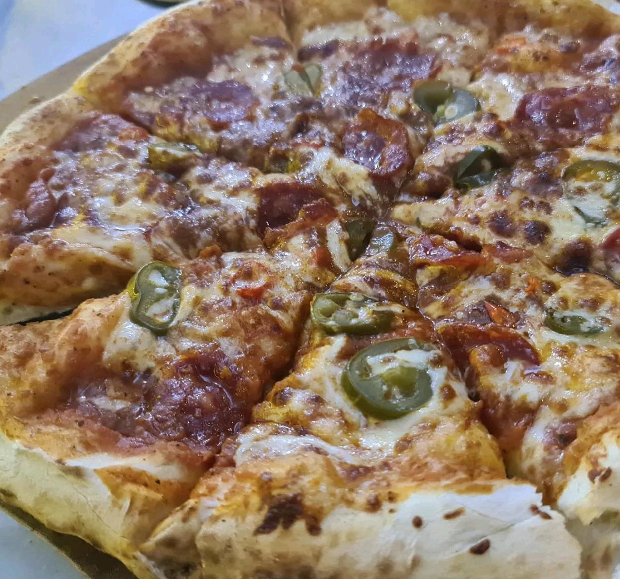 We've got you at Brick & Barrel in #nearby #saigon #vietnam district 1. #newyork style #pizza plus restaurant style #american size #hamburger with #frechfries