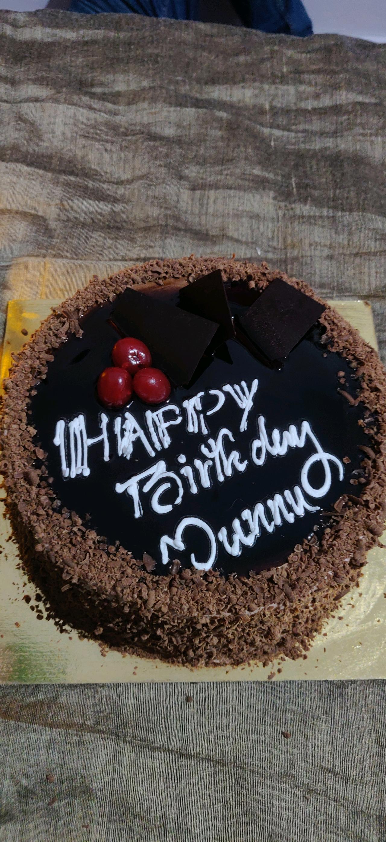#happy bday munnu❤️ #chocolate cake❤️😍