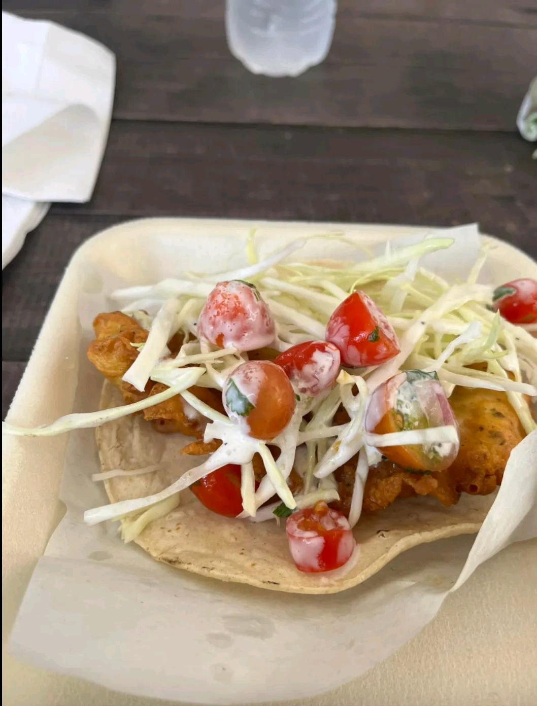 The best #shrimp and #fish tacos in #thailand 