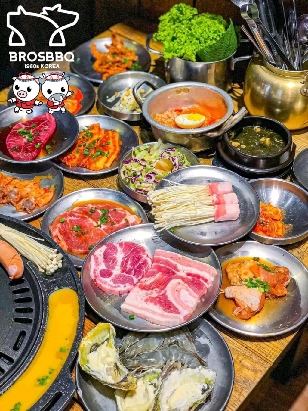 Bros #BBQ Korean #bbq in #TPHCM #saigon restaurant nearby #grab #zalopay #momo #vimo 
