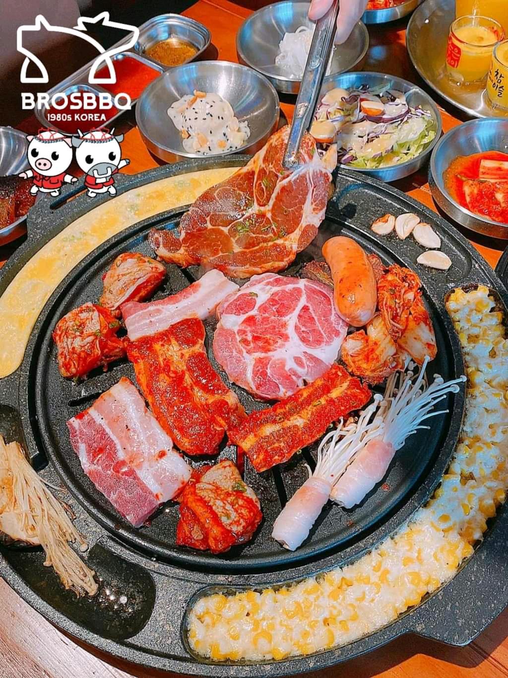 Bros #BBQ Korean #bbq in #TPHCM #saigon restaurant nearby #grab #zalopay #momo #vimo 