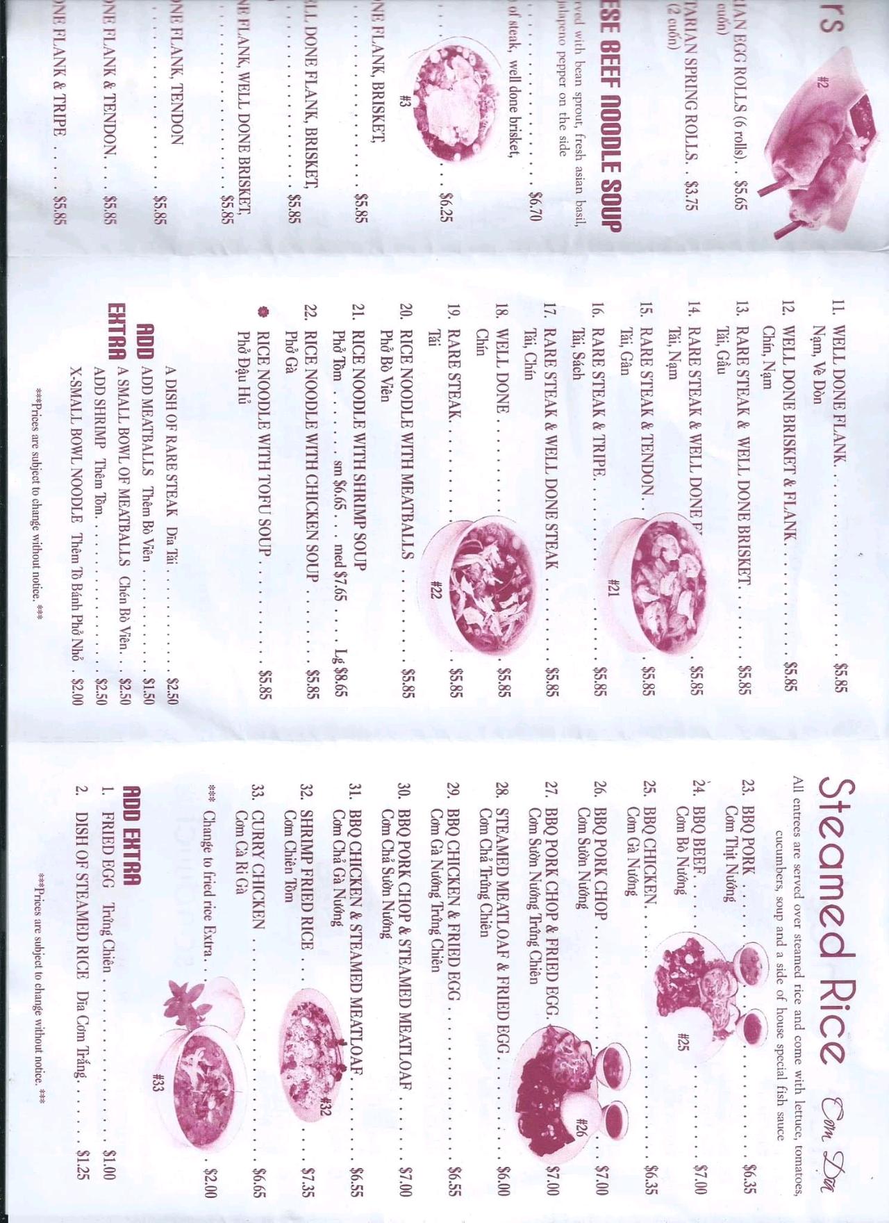 San Diego #ChulaVista #Vietnamese #Phở restaurant #menu #boba #milktea #takeout #ubereats +1(619)422-6189 Open 7 days week: MON-SUN  - APRIL 14, 2022 12:27 PST