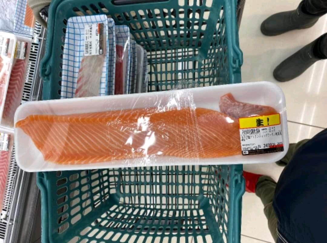 近くの北海道の食料品店 Hokkaido grocery store near me #hungarian foie gras & #canadian Atlantic #salmon  