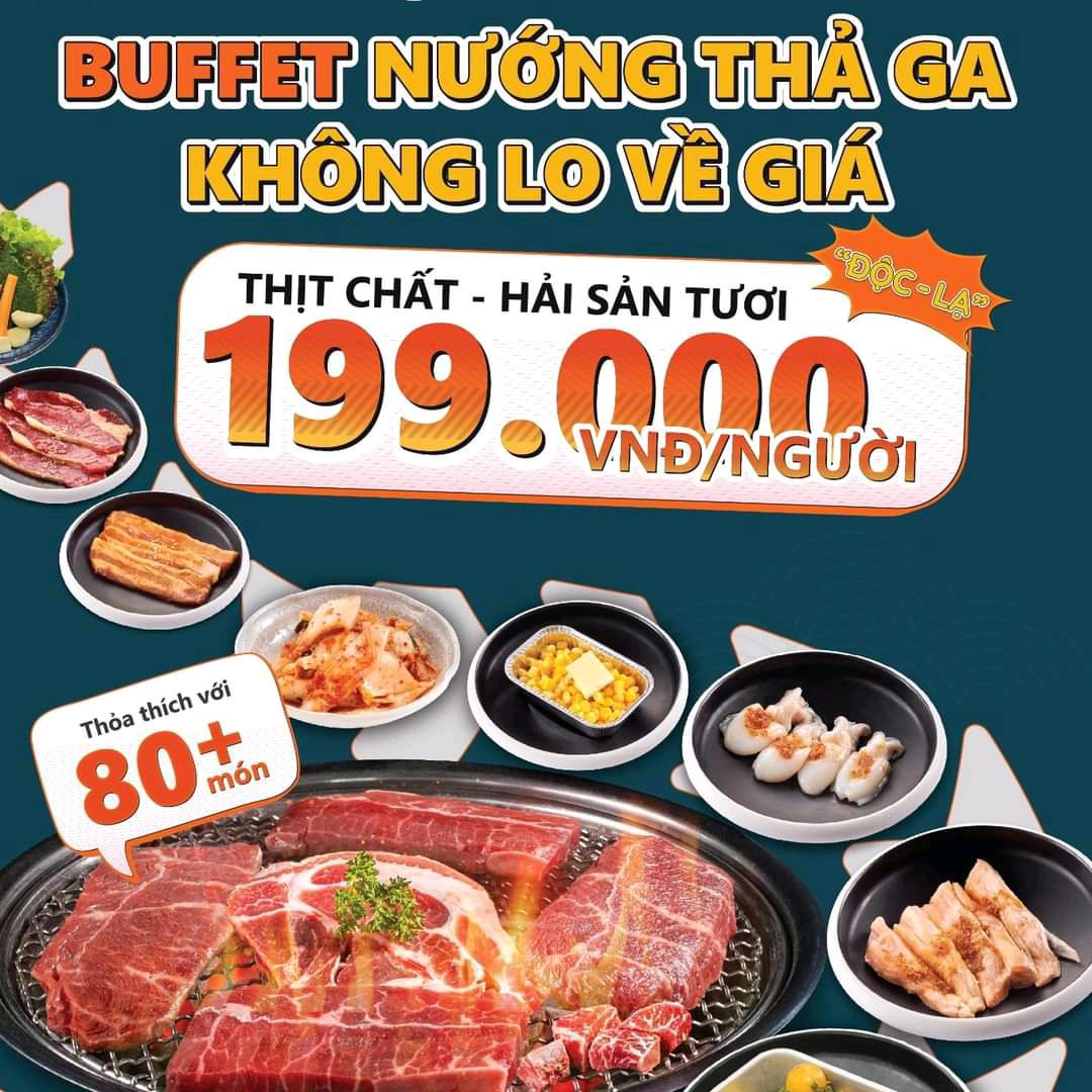 TẾT VẠN ĐIỀU MAY | GẮP NƯỚNG MỎI TAY CHỈ 199K
Làm gì làm, năm Quý Mão thì phải “khuấy đảo” buffet nướng băng chuyền tại Yaki nhé.
Tết đến xuân về, các thực