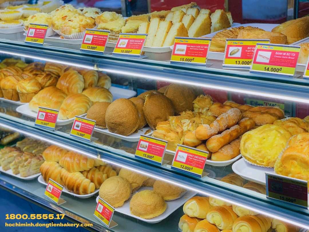 Dong Tien hopes you will have a great experience at our stores.

ĐỒNG Dong Tien bakery near me in Saigon TPHCM Vietnam 

#ĐỒNGTIẾNBAKERY 
