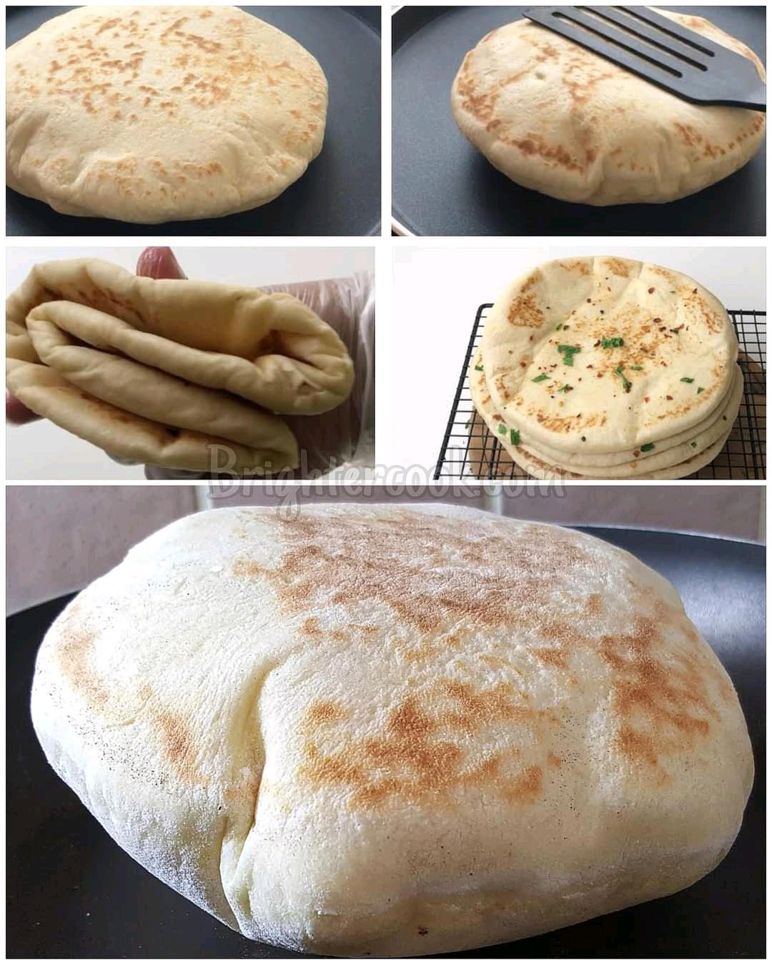 Turkish bread recipe

INGREDIENTS:
 500 g (1 pound) flour
 150 ml (5 fl. oz) warm milk
 150 ml (5 fl. oz) warm water
 1 tsp salt
 2 tbsp dry yeast
 3 tbsp olive