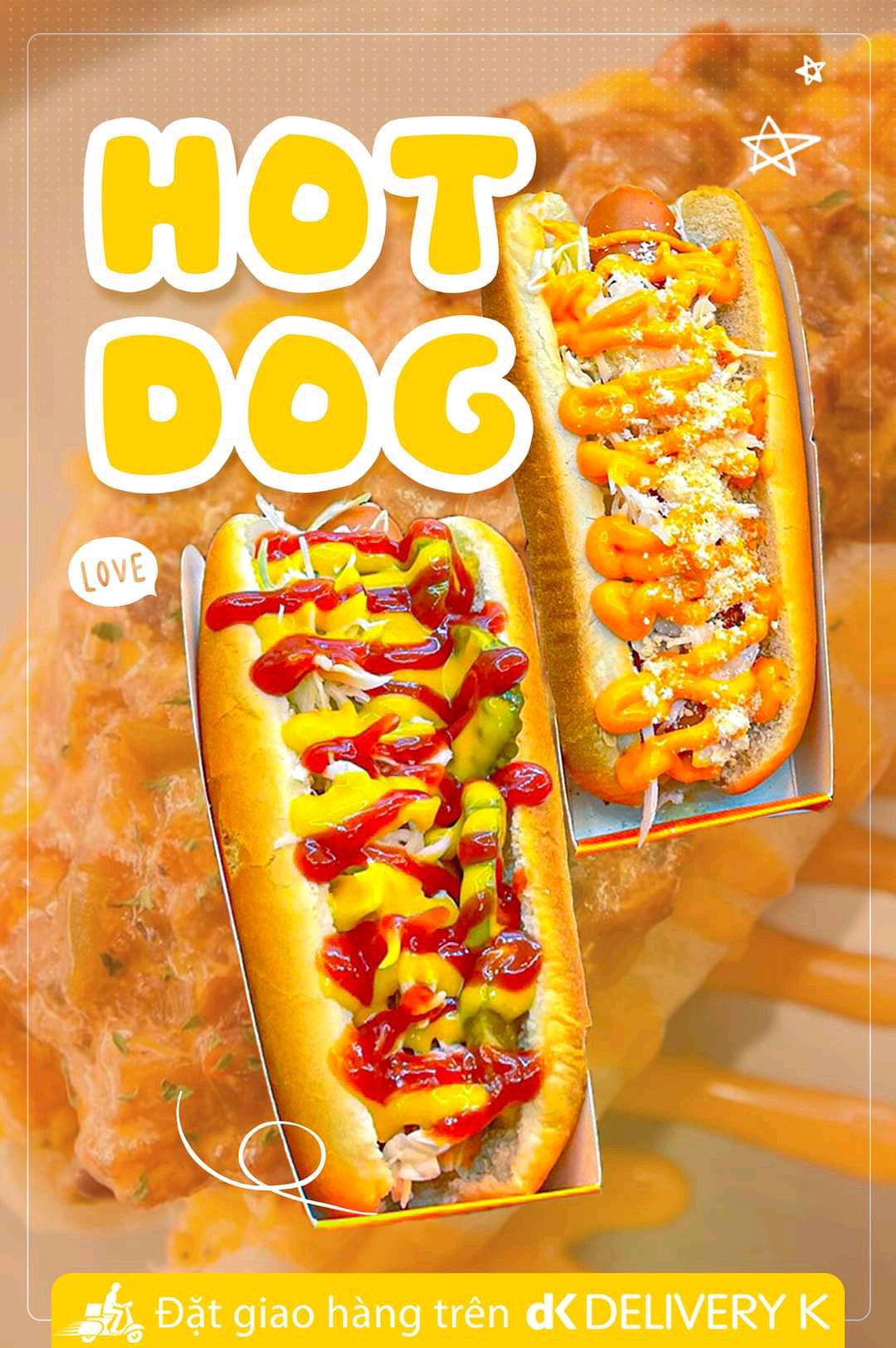 Hot Dog restaurant delivery k in Saigon TPHCM #hanoi Việt via #grab food delivery nearby Jan 2023 