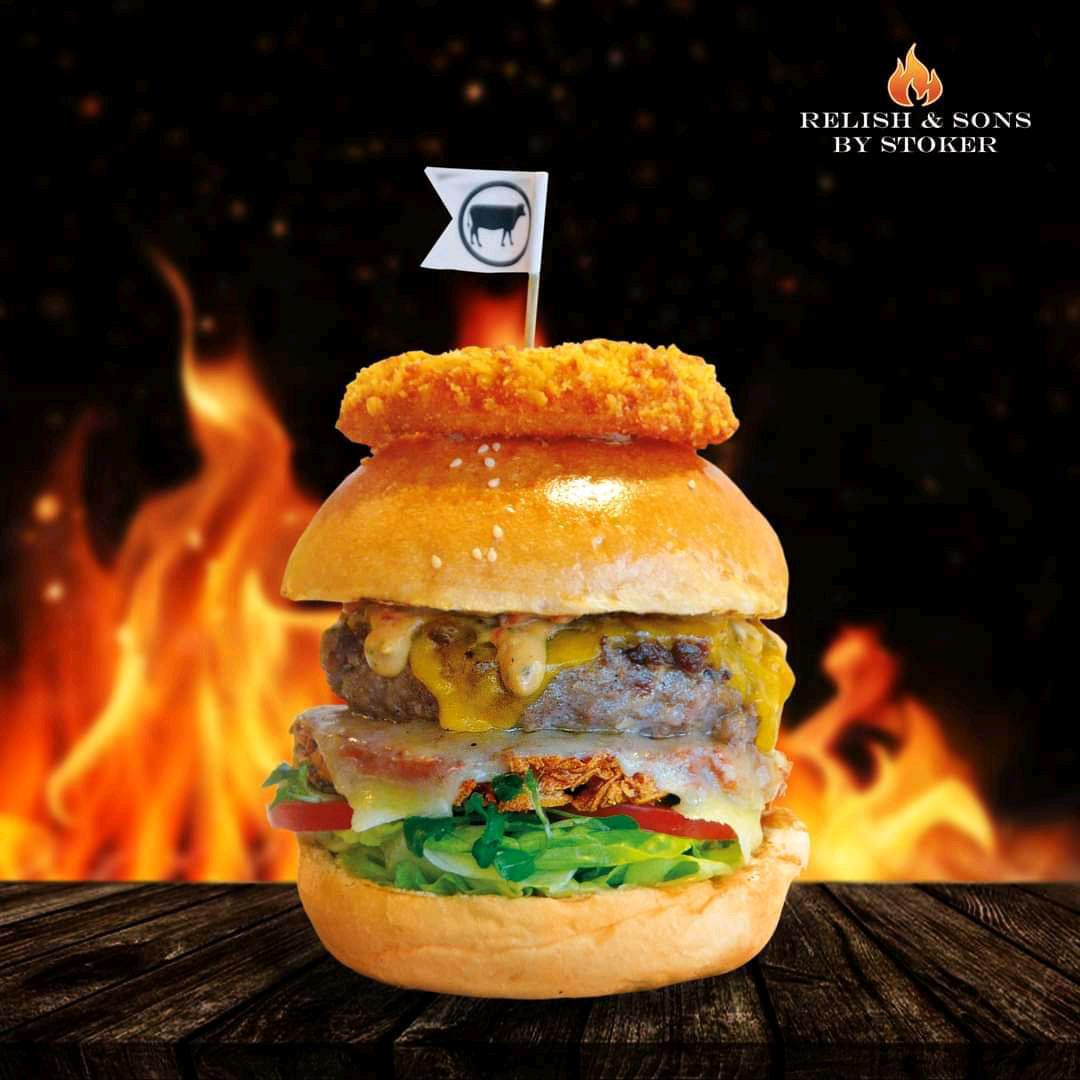Voted best burger near me 🍔THE WAGYU BURGER❣️The succulent & juicy wood-fired Wagyu beef burger is deliciously combined with crispy truffled potato. #☎️0909004294