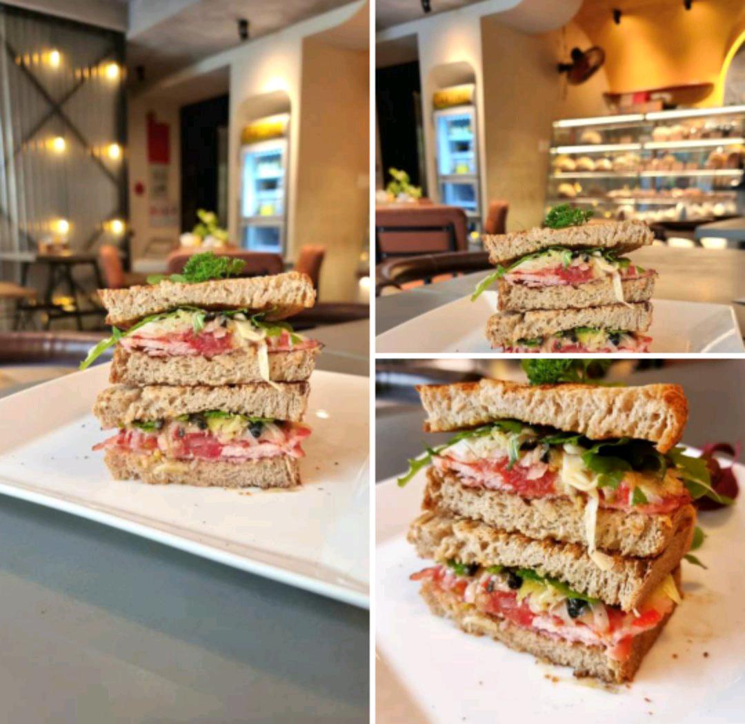 Voted best sandwich shop cafe in Saigon TPHCM Vietnam via Grab... WHOLE-WHEAT SOURDOUGH HAM & CHEESE: February 22, 2023