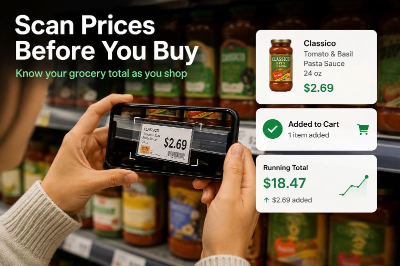 How to Scan Shelf Price Tags While Shopping