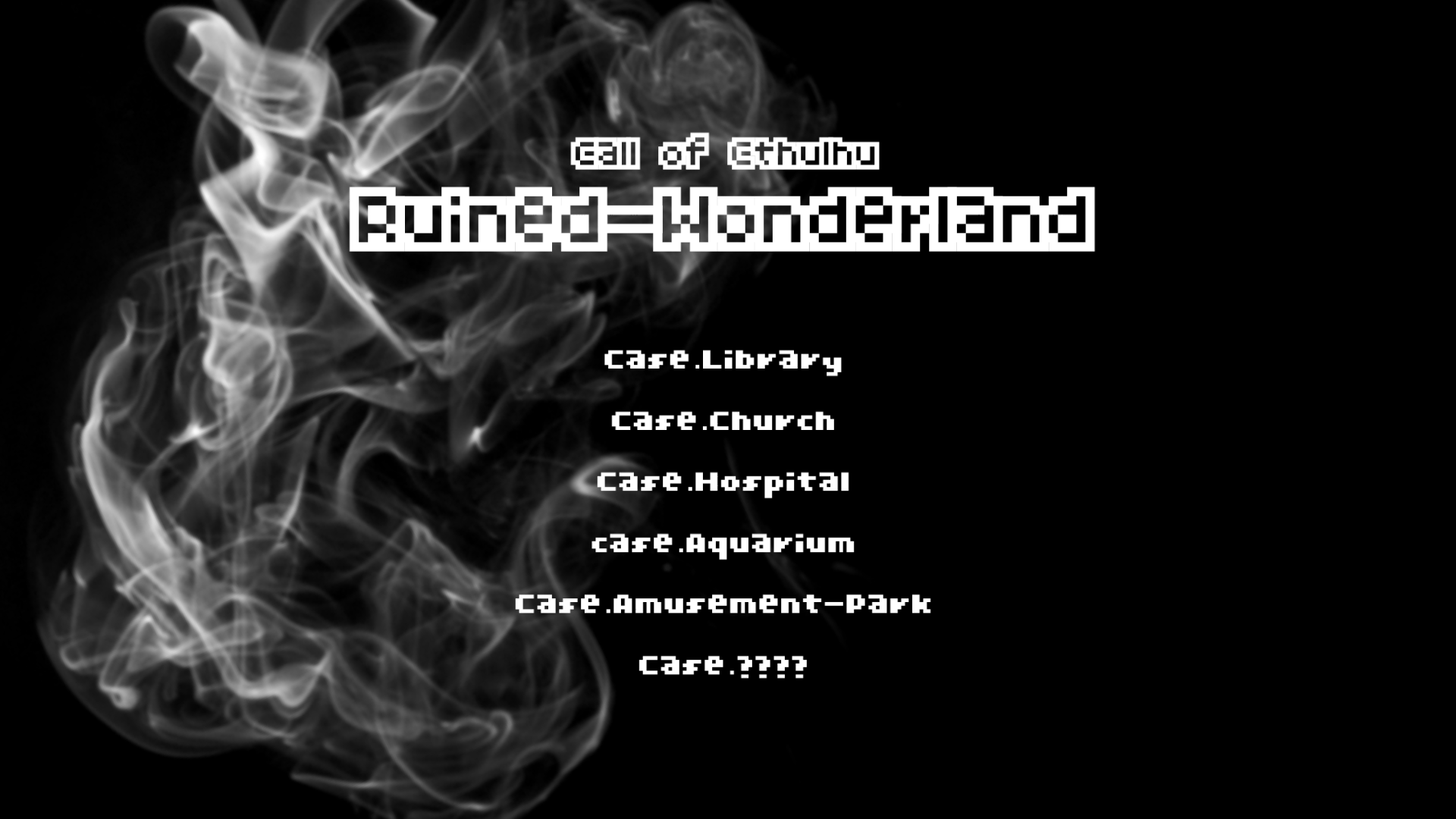 【CoCシナリオ集】Ruined-Wonderland
