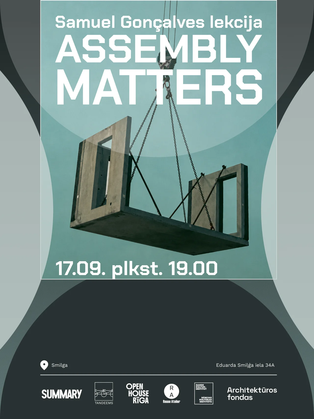 "Assembly Matters", a lecture by Portuguese architect Samuel Gonçalves