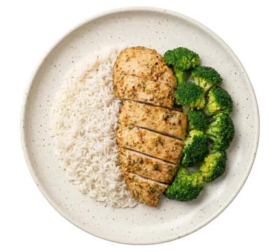 lemon honey chicken tray · tandoco high-protein catering