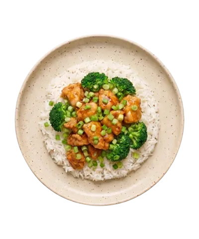 golden orange chicken · tandoco high-protein catering