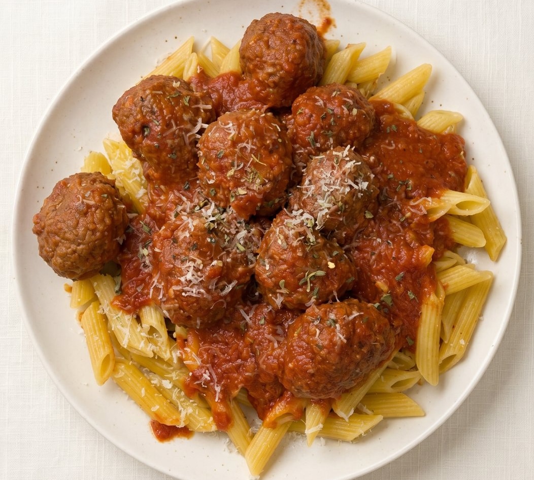 beef and sausage meatballs