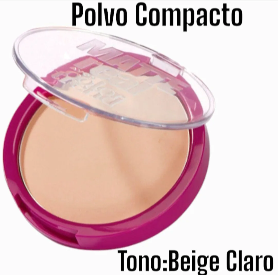Polvo Compacto Facial Beige Claro