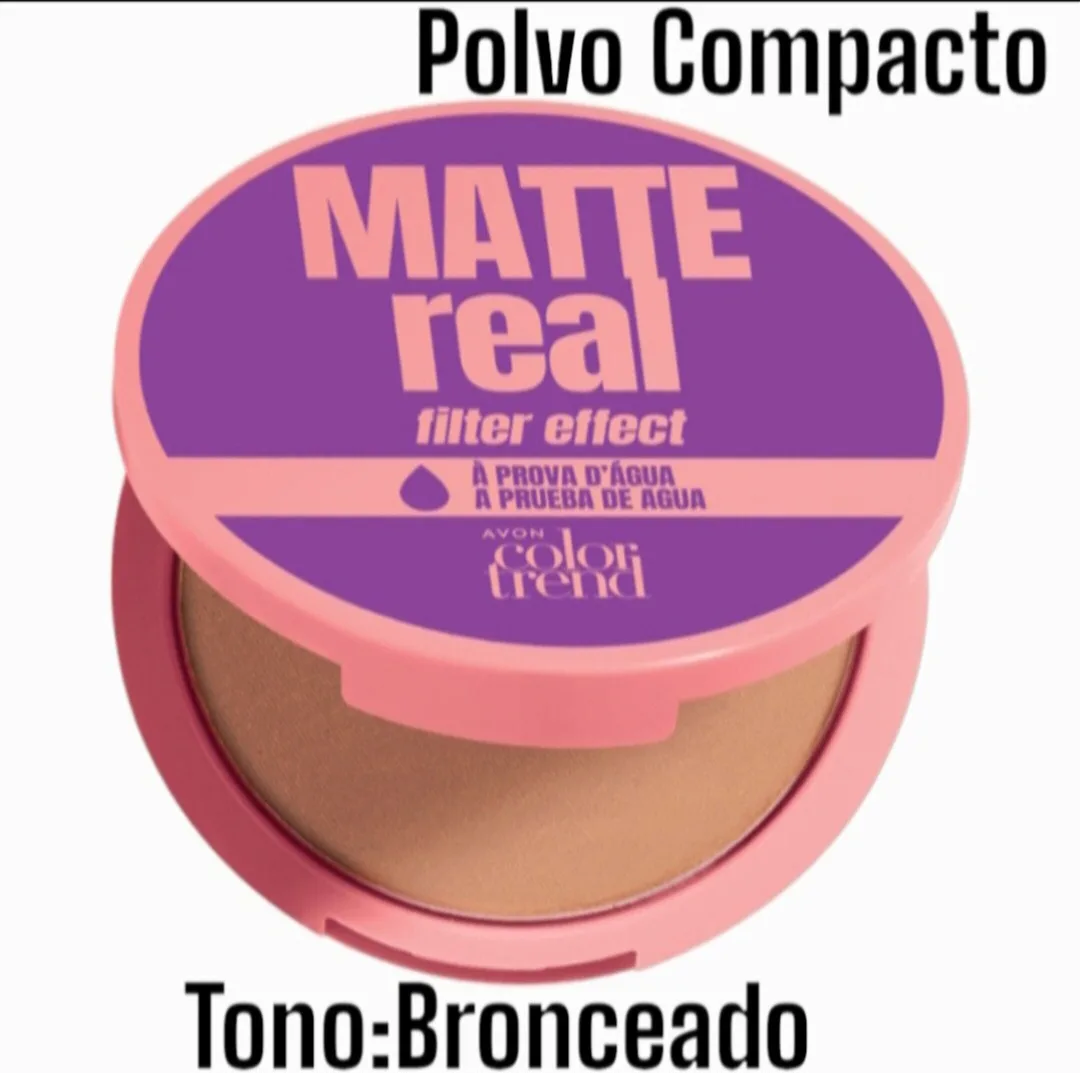 Polvo Compacto Facial Bronceado Matte Real