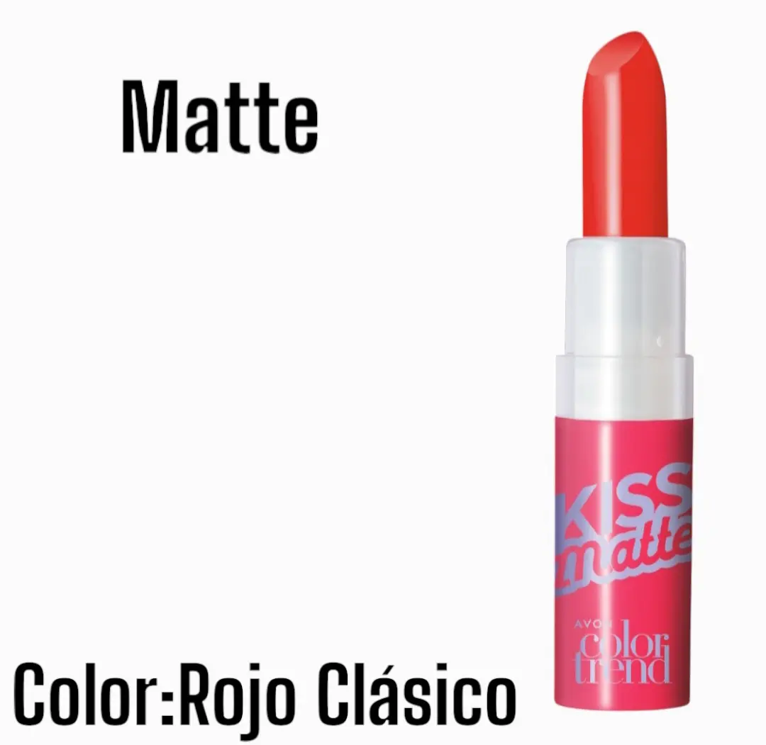 Labial Kiss Matte Rojo Clásico
