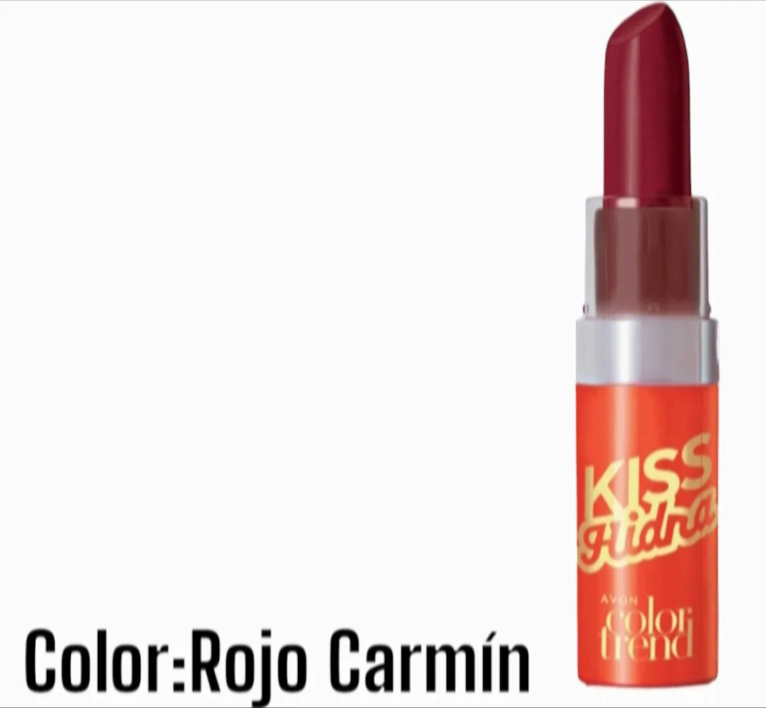 Labial Kiss Hidra Rojo Carmín