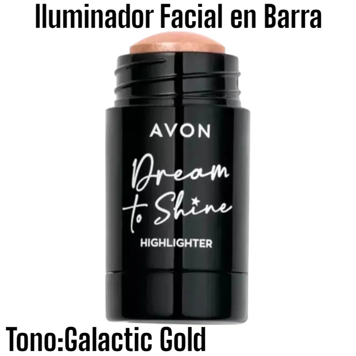 Iluminador Facial en Barra Avon Dream to Shine Galactic Gold