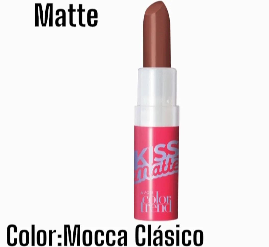 Labial Kiss Matte Mocca Clásico