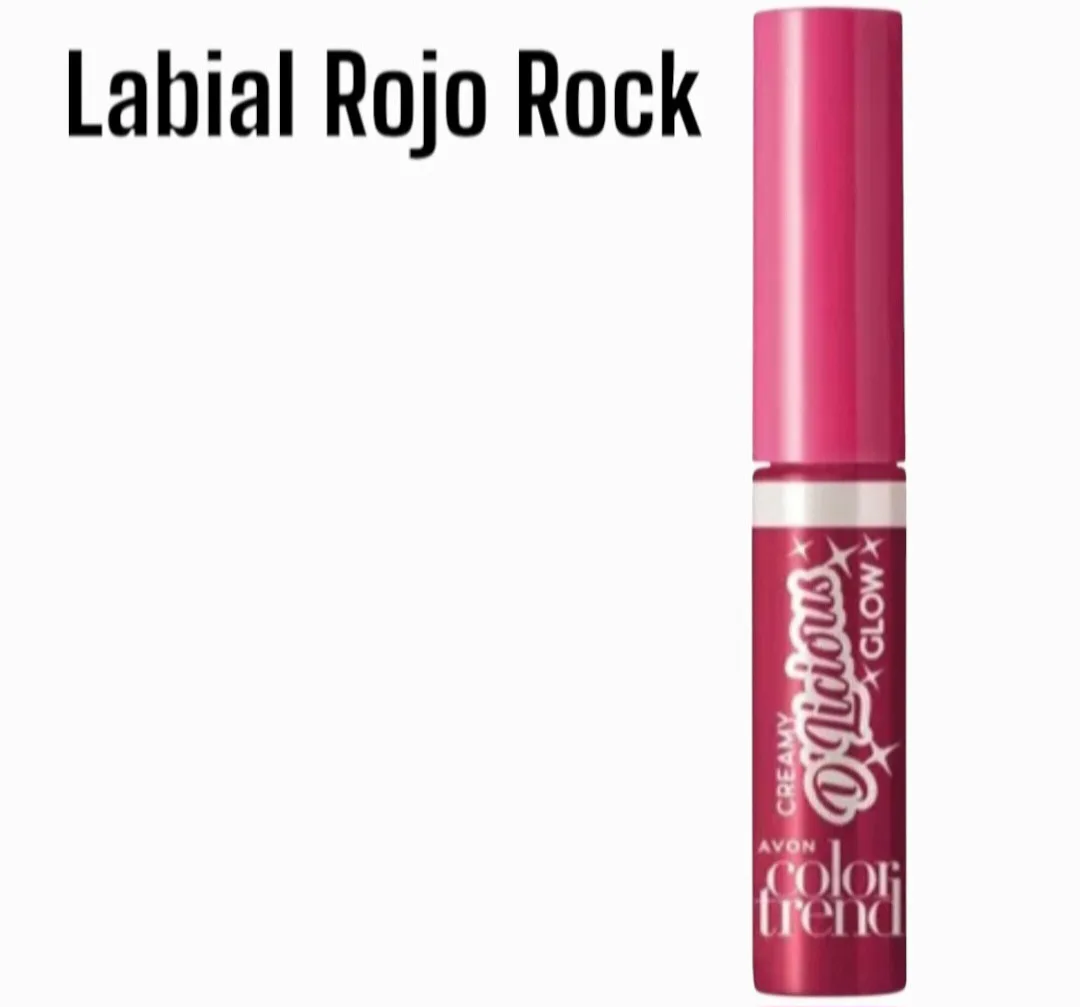 Labial Líquido Color Trend Creamy D'Licious Glow Rojo Rock