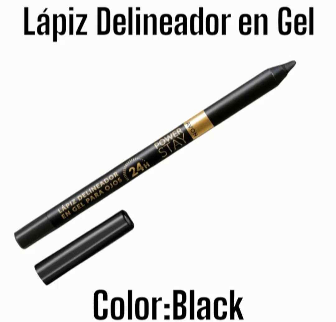 Lápiz Delineador en Gel para los Ojos Black Shimmer