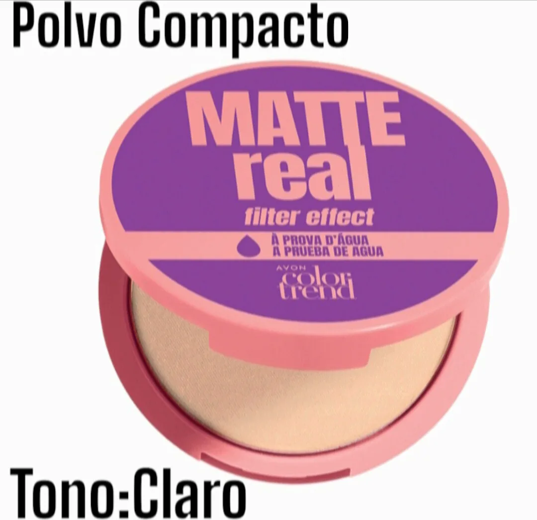 Polvo Compacto Facial Claro Matte Real