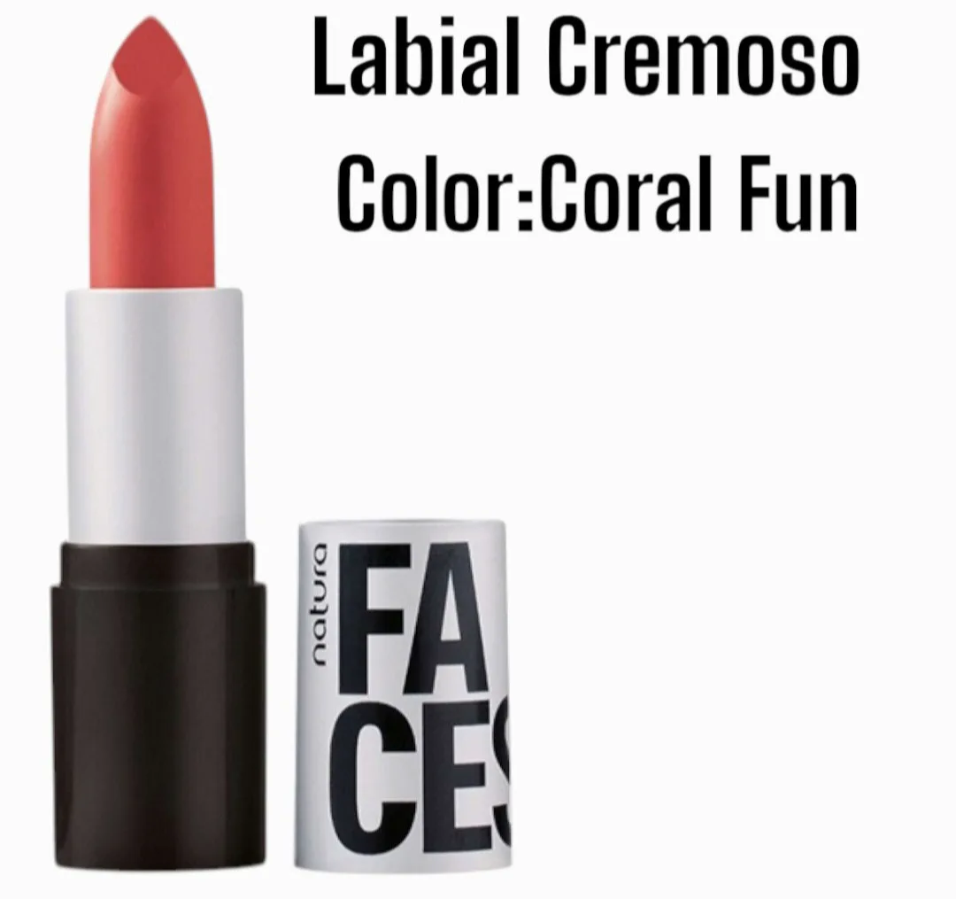Labial Cremoso Multimix Faces Coral Fun