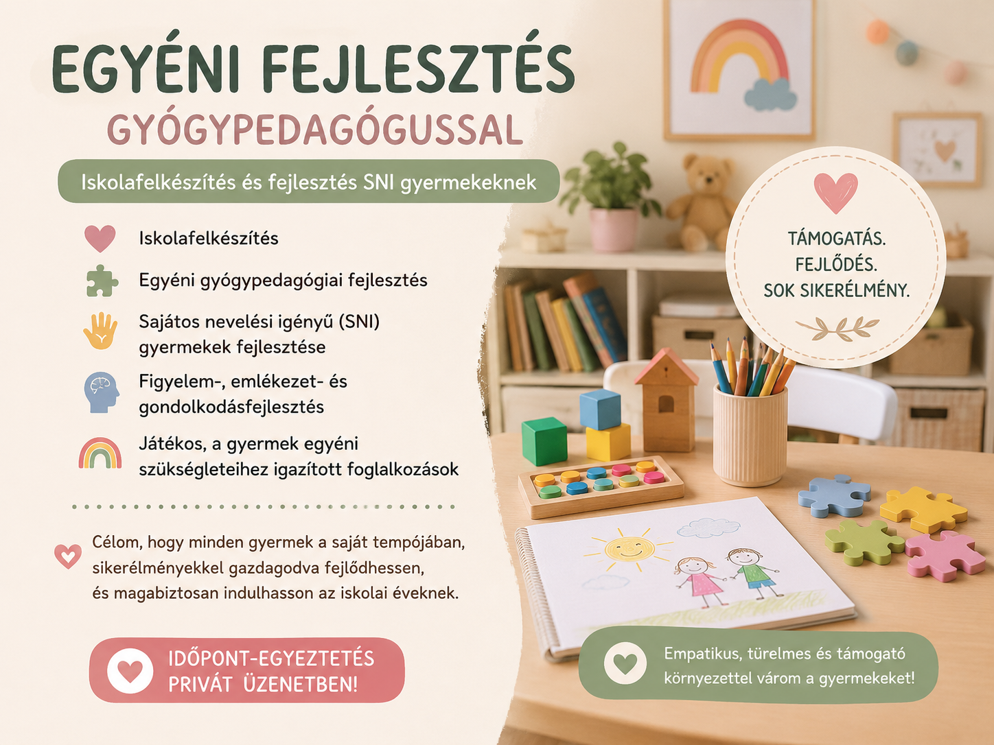 Gyógypedagógiai, iskola felkészités SNI tanuloknak, egyéni fejlesztés – Kezdő Magánóra