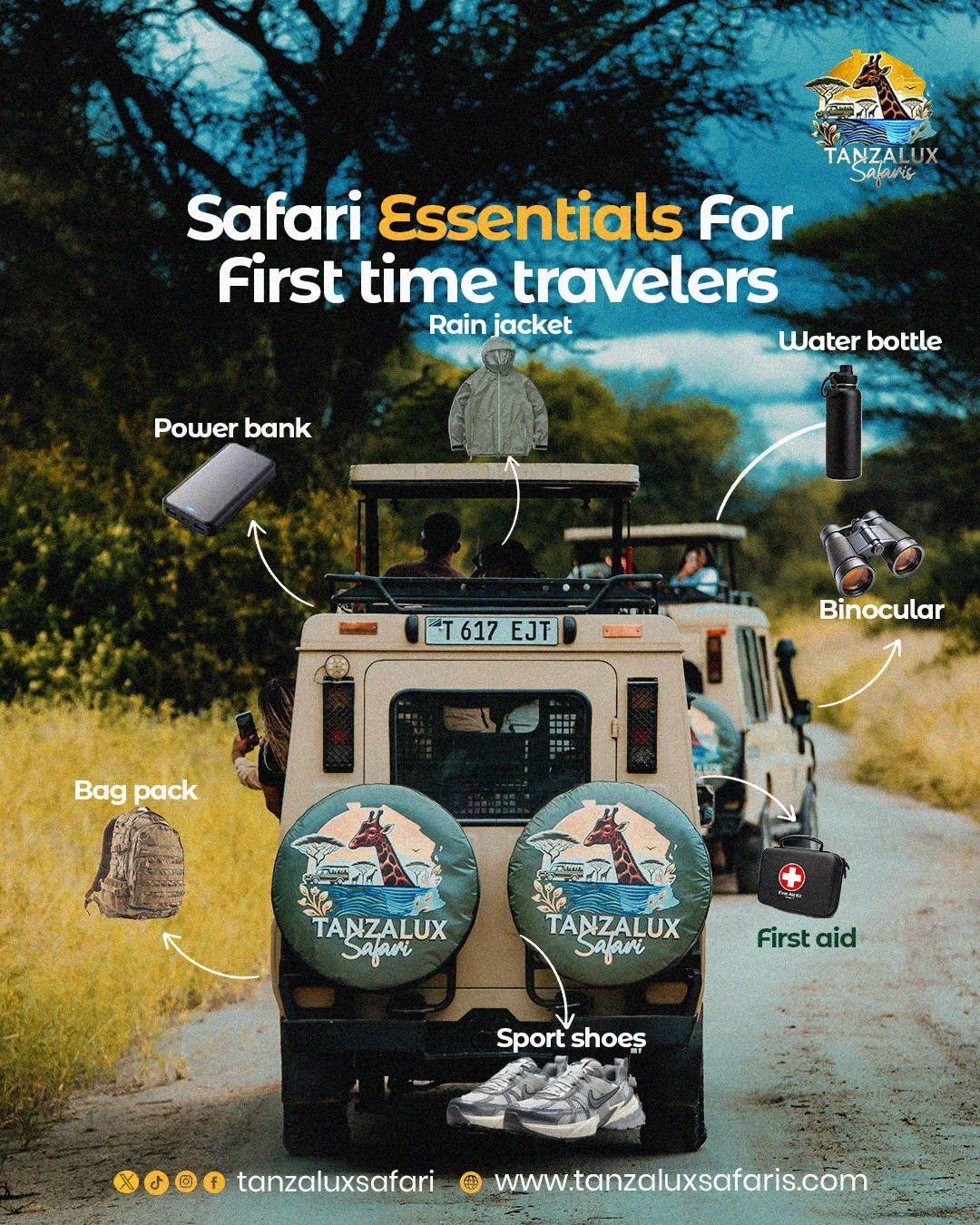 Tanzania Safari Packing List Guide | TanzaLux