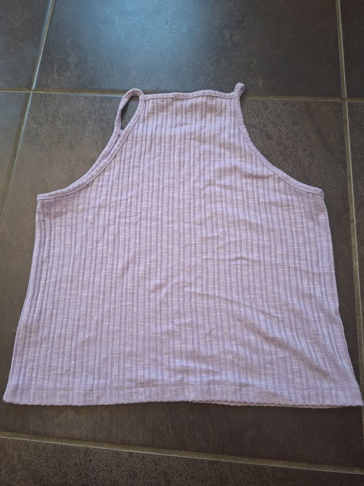 débardeur mauve taille 12 ans  photo 2