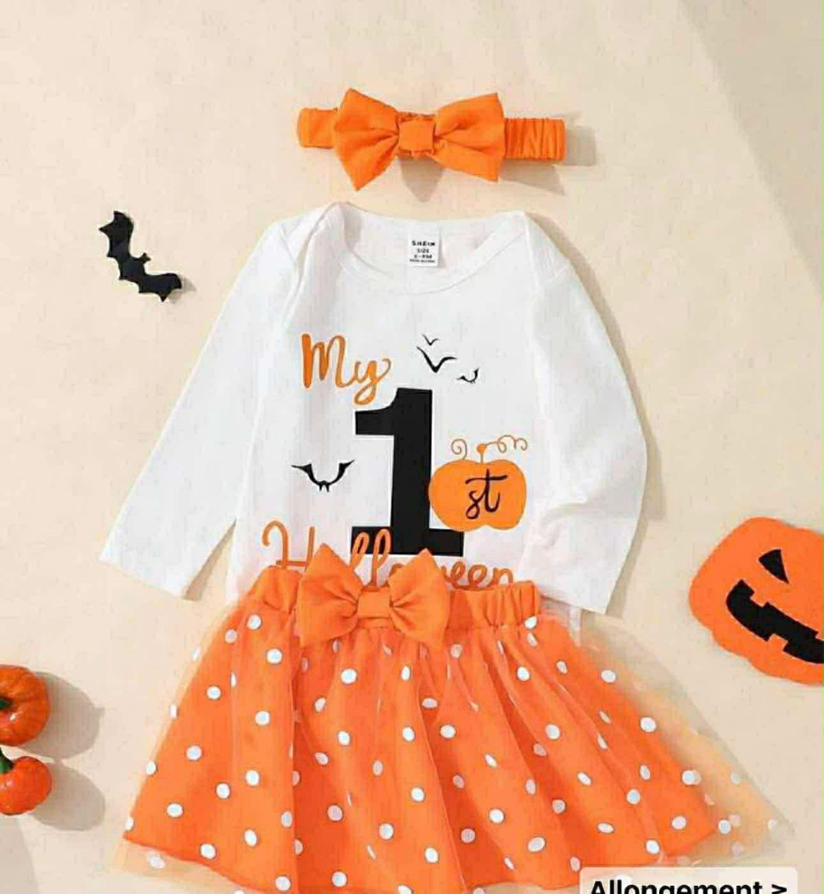 Ensemble 1er Halloween pour bébé photo 1