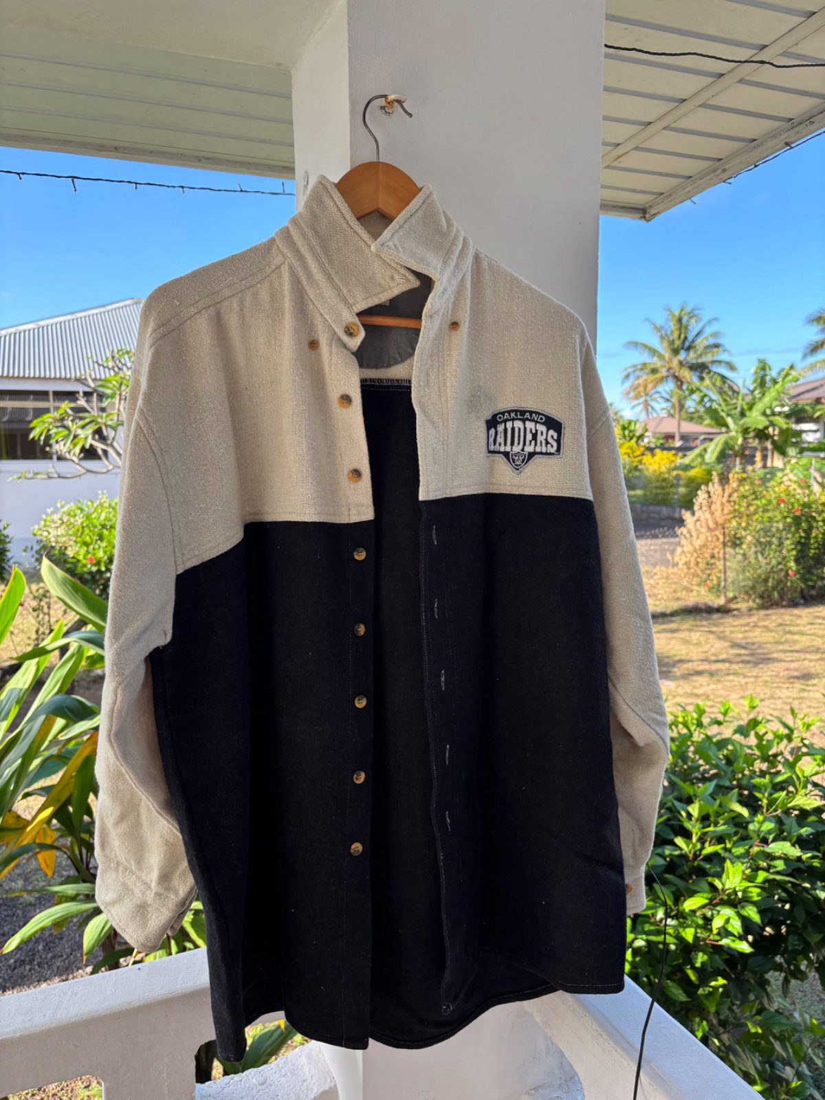 Veste bi-matière Oakland Raiders photo 1
