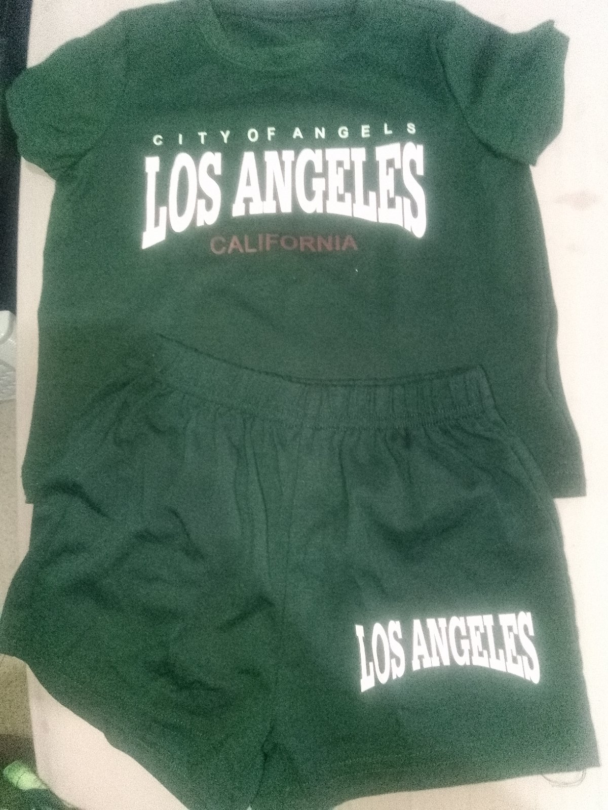 Ensemble T-shirt et short 'Mama's Boy' photo 2