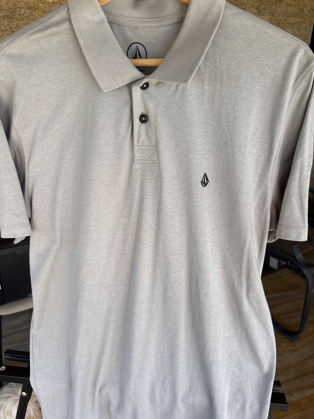 Polo Volcom gris clair pour homme photo 1